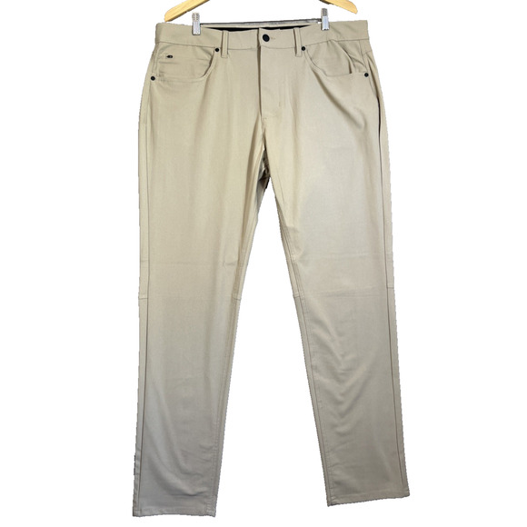 Projek Raw Pants 38x32 Flux 2.0 Tech Tan Stretch Performance Golf Commuter NEW - Picture 1 of 12